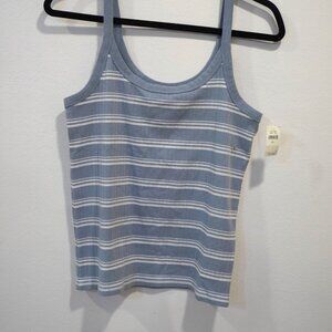 Aerie Blue Striped Tank